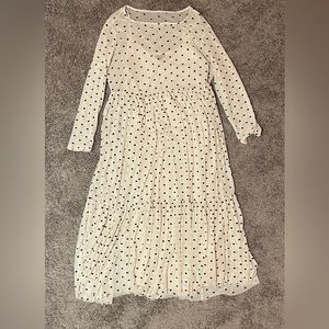 Torrid Ivory Polka Dot Midi Dress